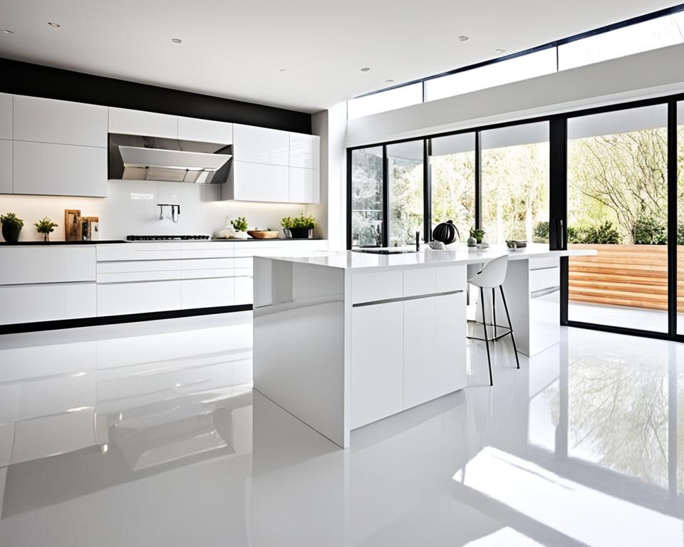 White Epoxy Floor
