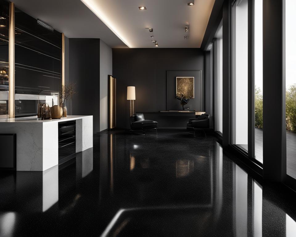metallic epoxy floor